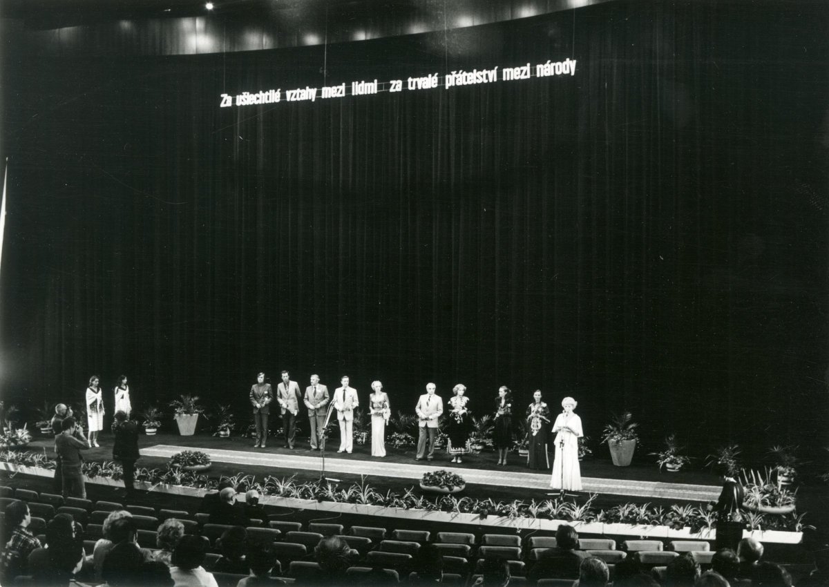 Karlovarský festival v roce 1980. Foto Národní filmový archiv